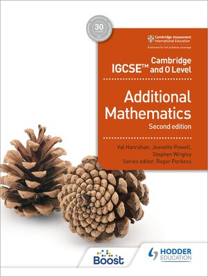 cover image of Cambridge IGCSE and O Level Additional Mathematics
